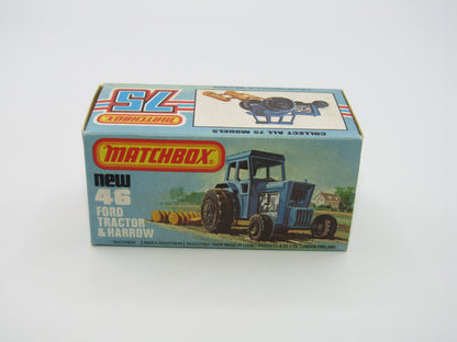 Matchbox Superfast 46C Ford Tractor Metallic Green FORD on Front