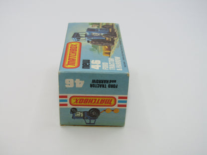 Matchbox Superfast 46C Ford Tractor Metallic Green FORD on Front