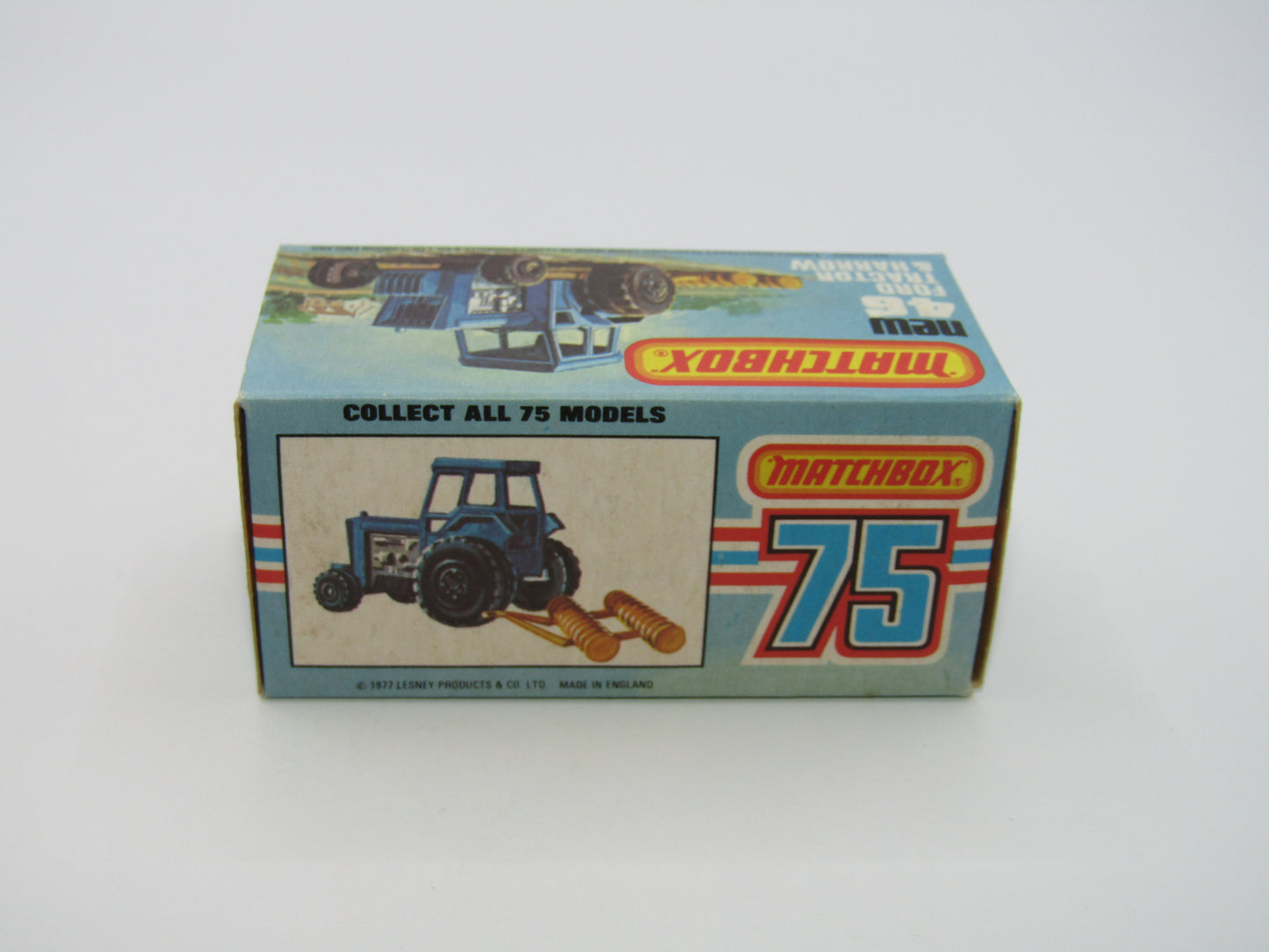 Matchbox Superfast 46C Ford Tractor Metallic Green FORD on Front