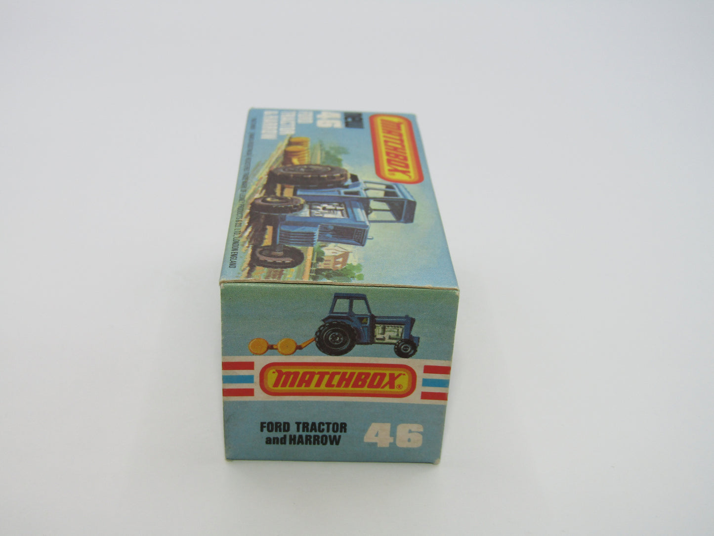 Matchbox Superfast 46C Ford Tractor Metallic Green FORD on Front