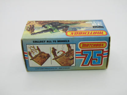 Matchbox Superfast 32C Field Gun Olive Green 5 Arch Wheels