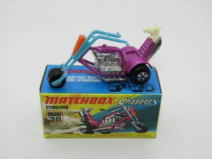 Matchbox Superfast 38B Stingeroo BLUE Handlebars