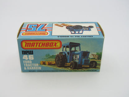 Matchbox Superfast 46C Ford Tractor Metallic LIME GREEN FORD on Front