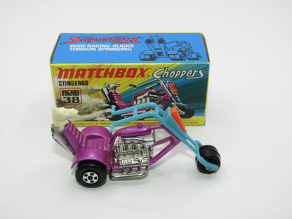 Matchbox Superfast 38B Stingeroo BLUE Handlebars
