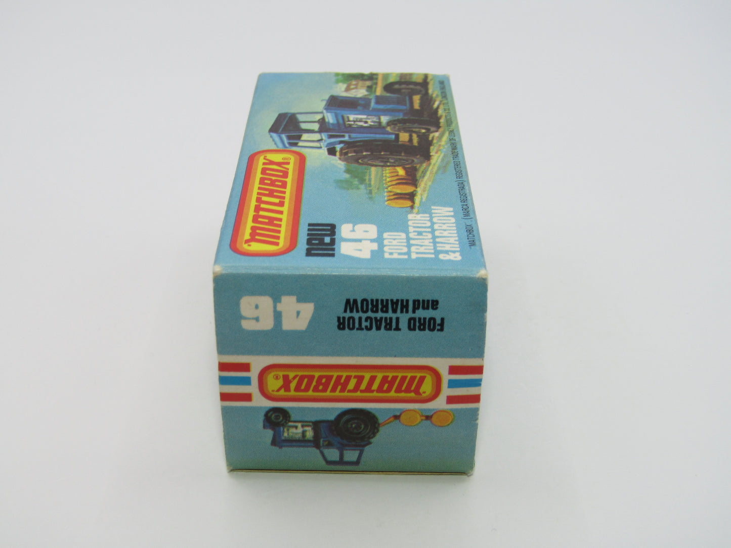 Matchbox Superfast 46C Ford Tractor Metallic LIME GREEN FORD on Front