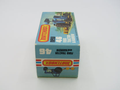 Matchbox Superfast 46C Ford Tractor Metallic LIME GREEN FORD on Front