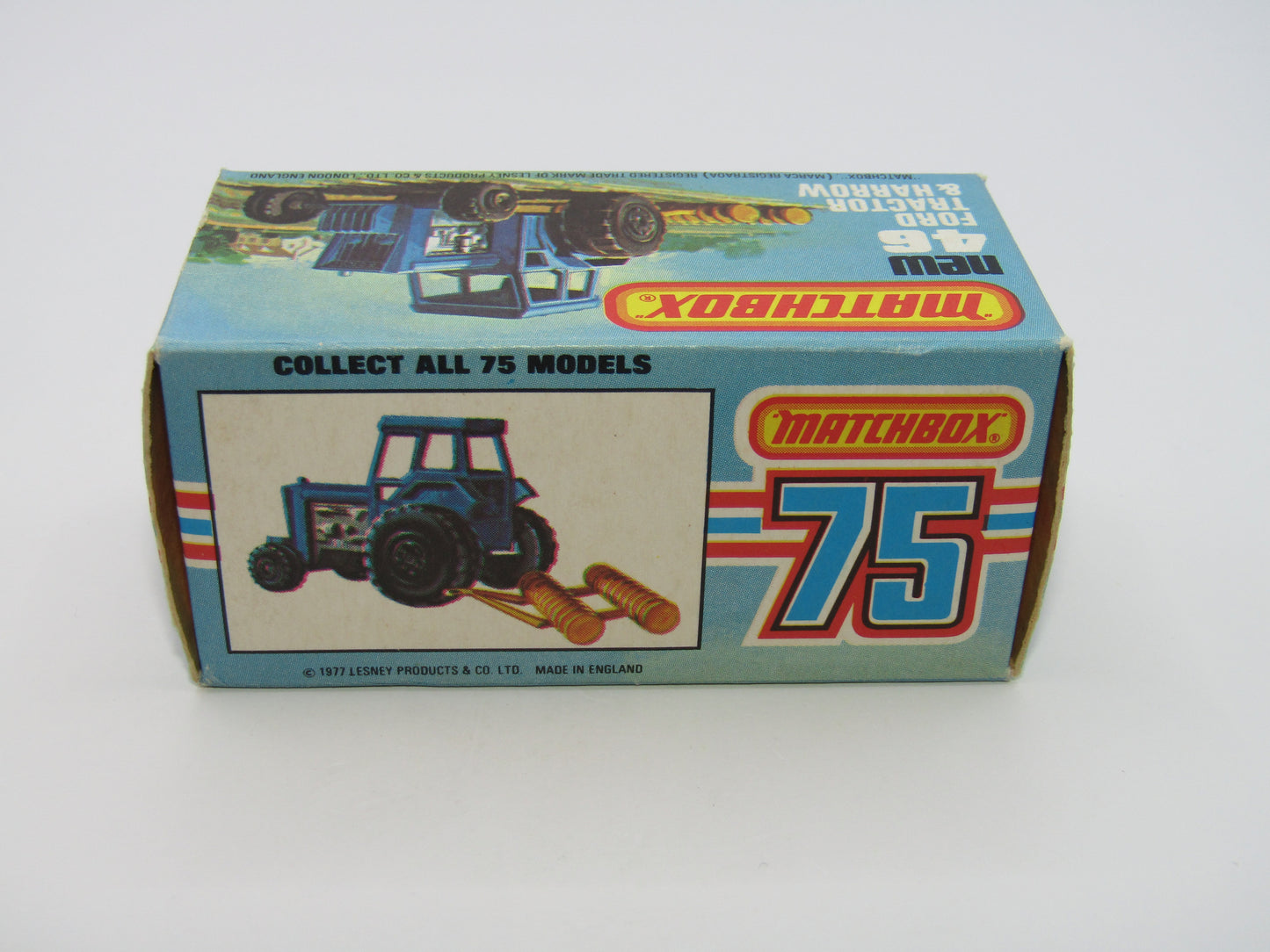 Matchbox Superfast 46C Ford Tractor Metallic LIME GREEN FORD on Front