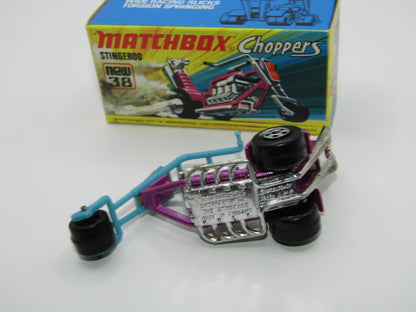 Matchbox Superfast 38B Stingeroo BLUE Handlebars