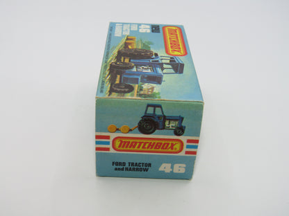 Matchbox Superfast 46C Ford Tractor Metallic LIME GREEN FORD on Front