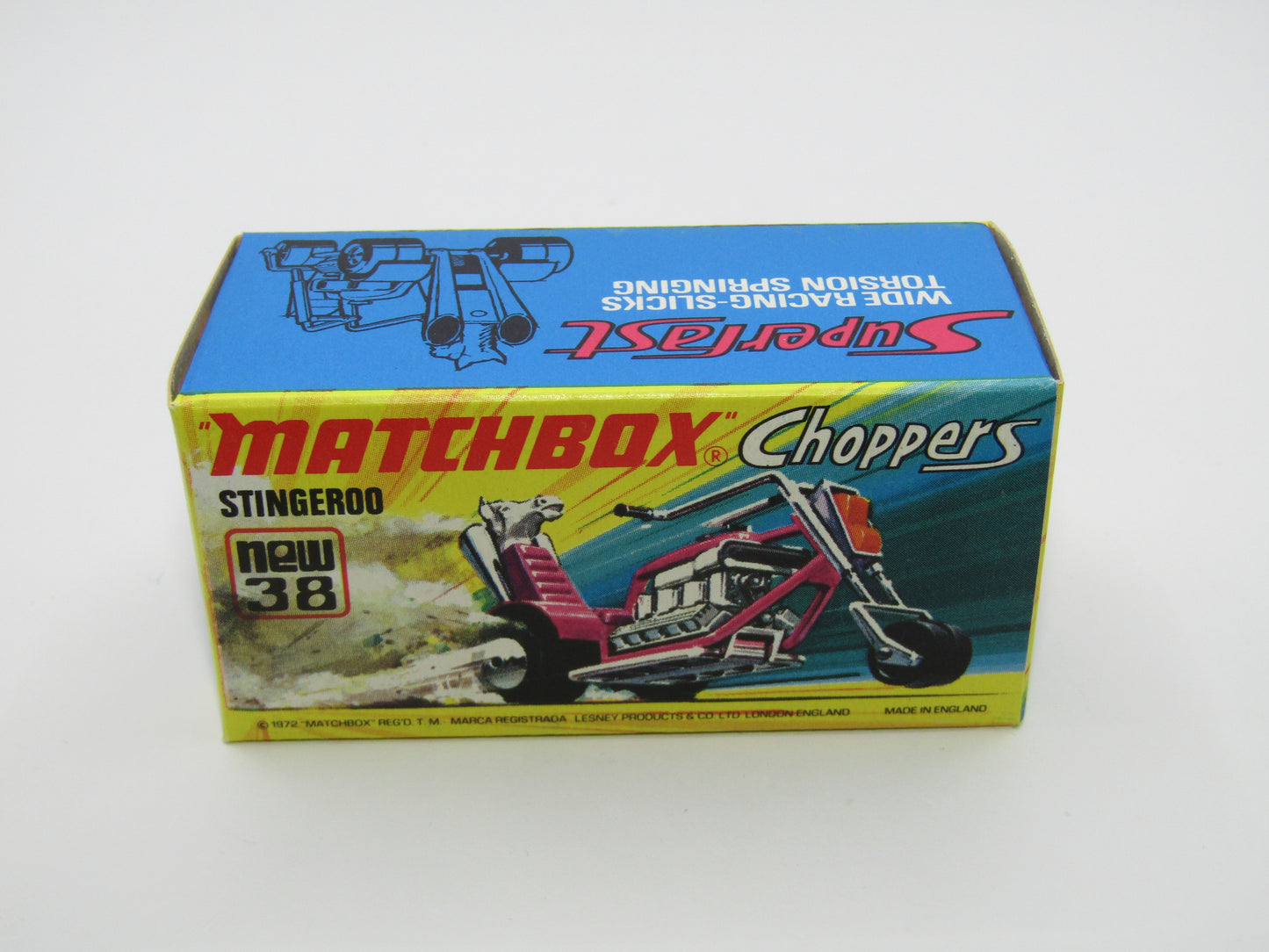 Matchbox Superfast 38B Stingeroo BLUE Handlebars
