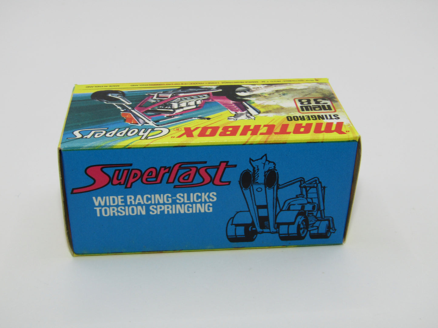 Matchbox Superfast 38B Stingeroo BLUE Handlebars