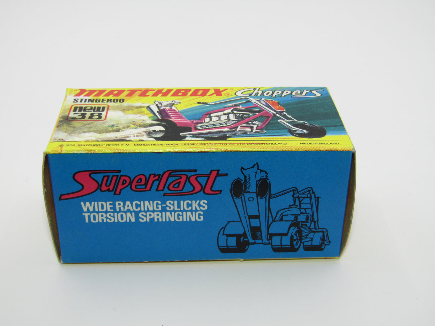 Matchbox Superfast 38B Stingeroo BLUE Handlebars