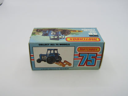 Matchbox Superfast 46C Ford Tractor Metallic Green Yellow Hubs