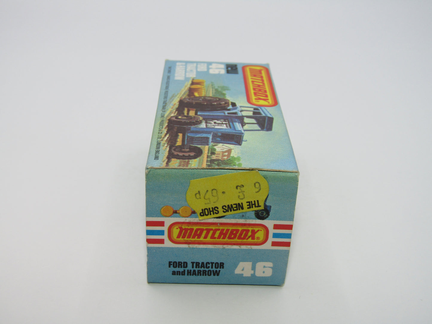 Matchbox Superfast 46C Ford Tractor Metallic Green Yellow Hubs