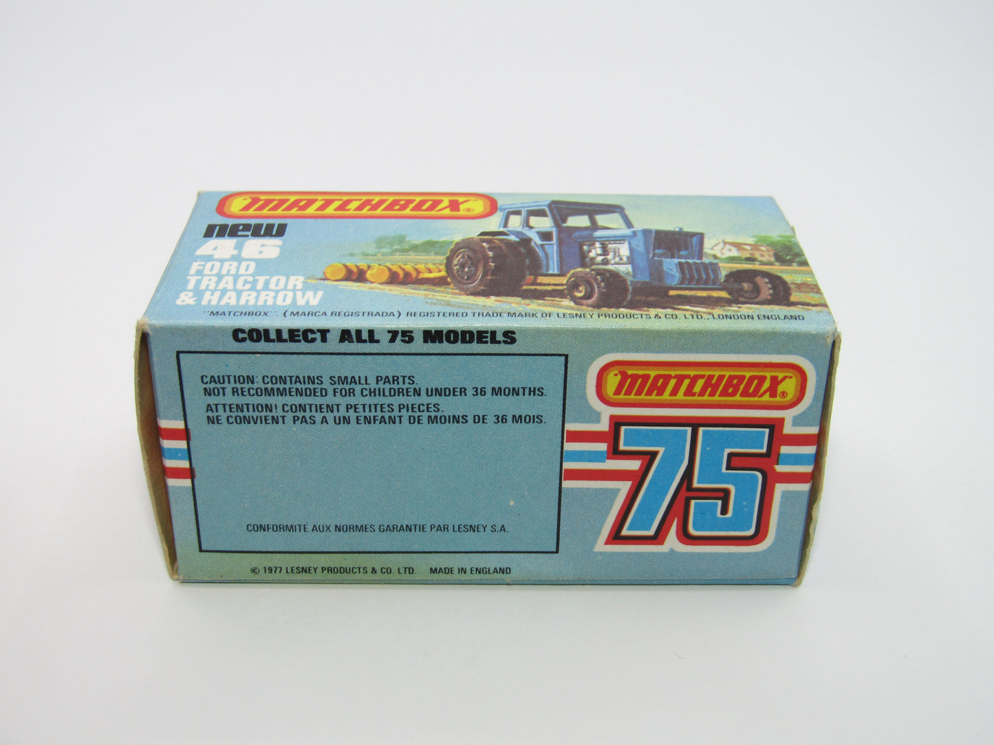 Matchbox Superfast 46C Ford Tractor Metallic Green Yellow Hubs