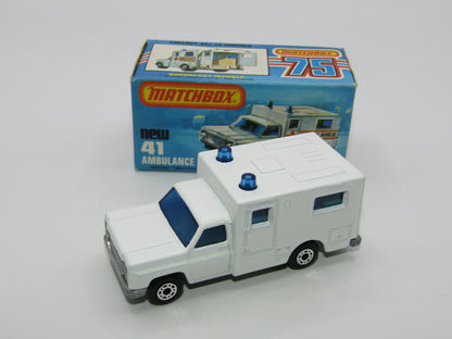 Matchbox Superfast No 41C Ambulance - NO LABELS Applied
