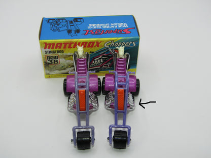 Matchbox Superfast 38B Stingeroo Dark Purple Handlebars