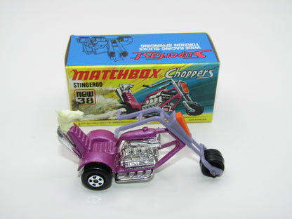 Matchbox Superfast 38B Stingeroo LIGHT Purple Handlebars