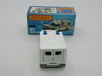 Matchbox Superfast No 41C Ambulance - NO LABELS Applied