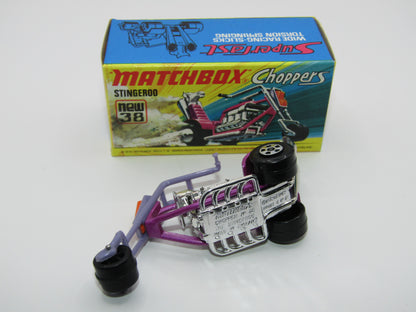Matchbox Superfast 38B Stingeroo LIGHT Purple Handlebars