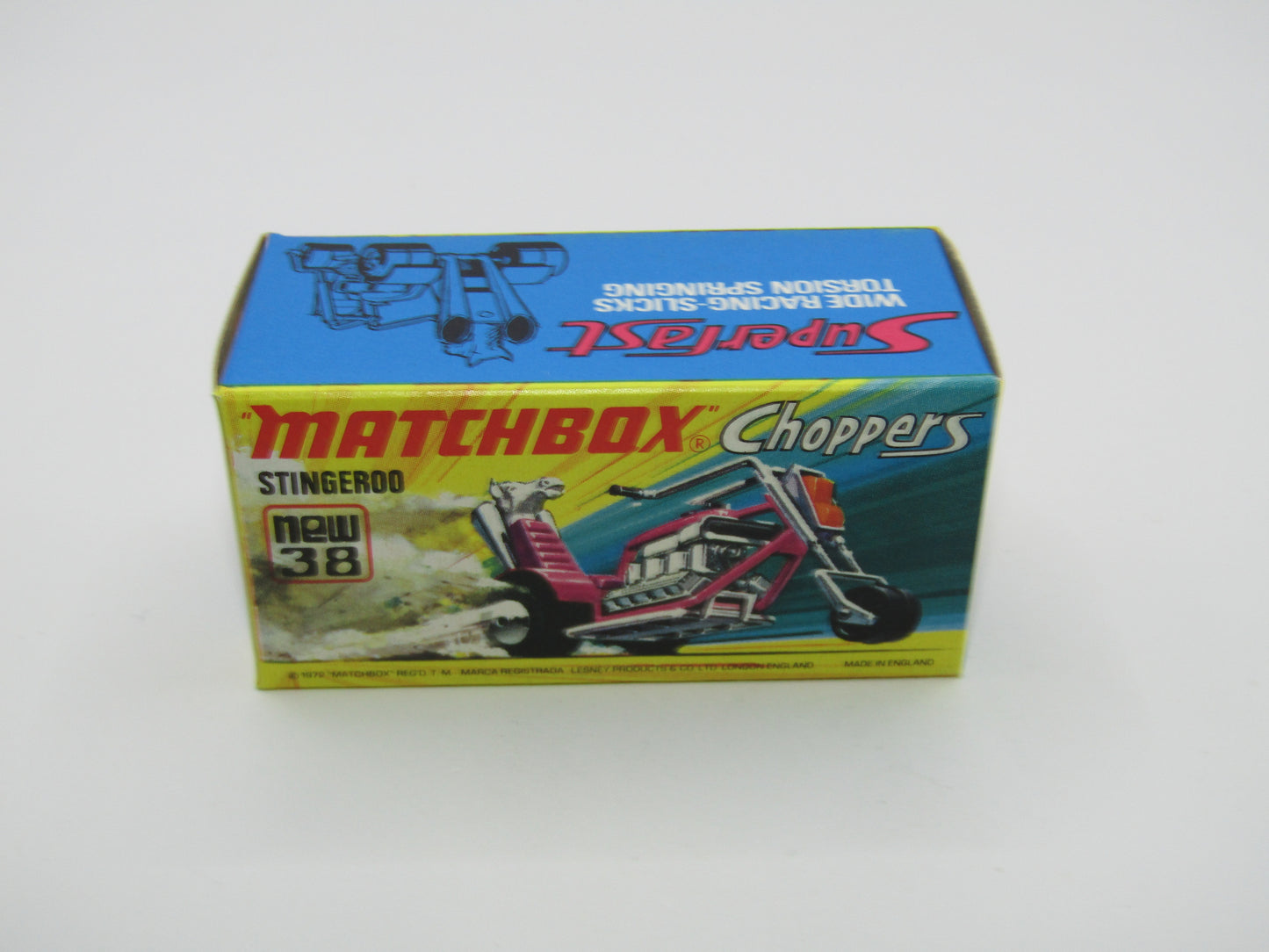 Matchbox Superfast 38B Stingeroo LIGHT Purple Handlebars