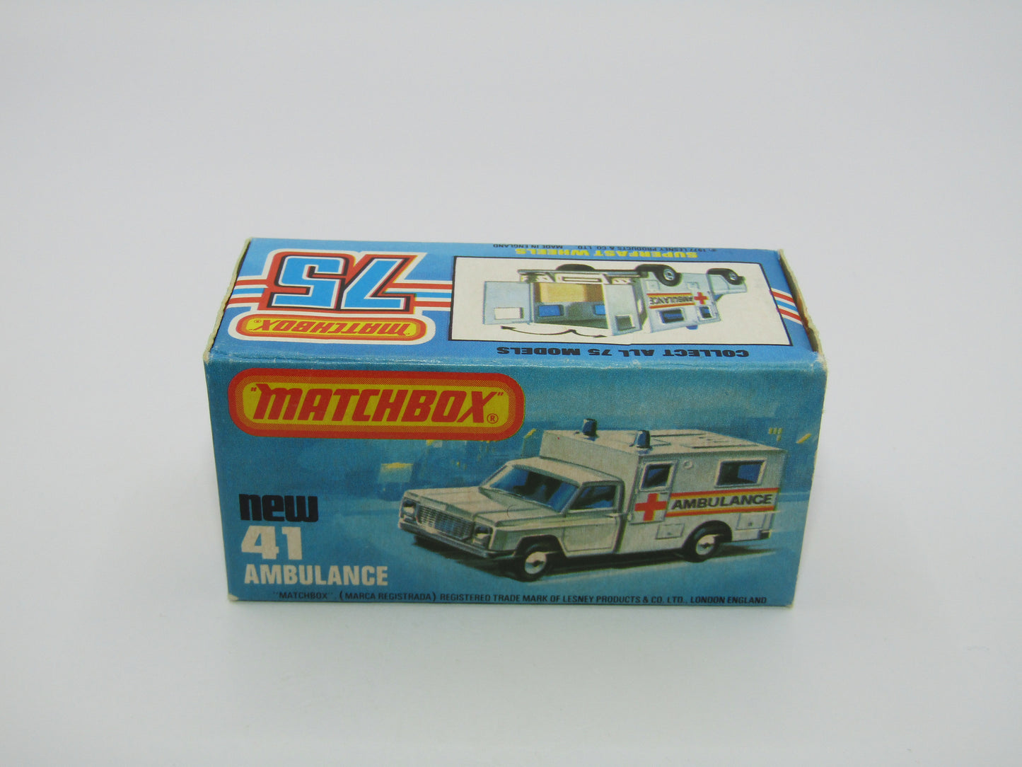 Matchbox Superfast No 41C Ambulance - NO LABELS Applied