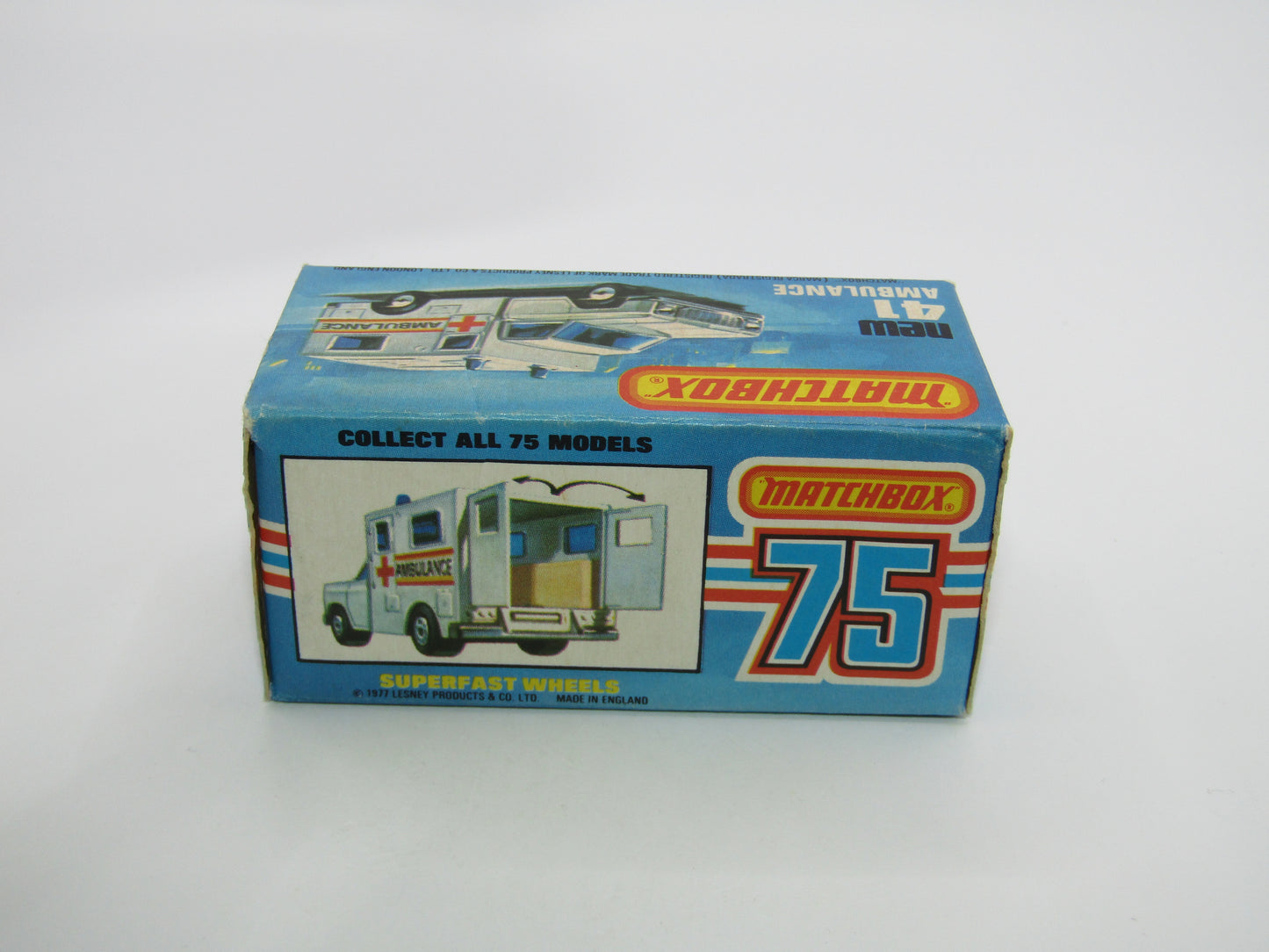 Matchbox Superfast No 41C Ambulance - NO LABELS Applied