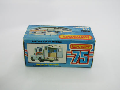 Matchbox Superfast No 41C Ambulance - NO LABELS Applied