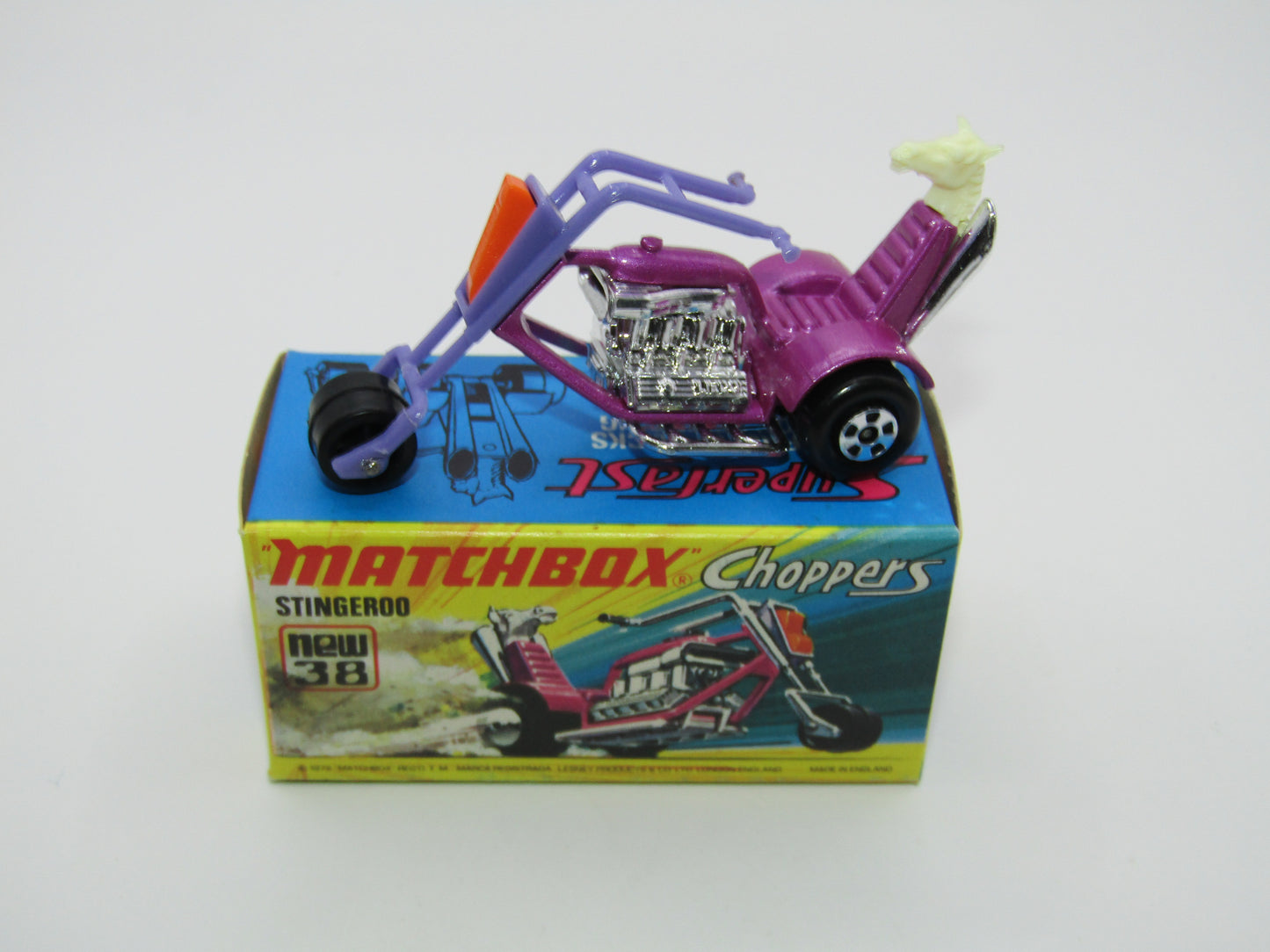 Matchbox Superfast 38B Stingeroo Dark Purple Handlebars