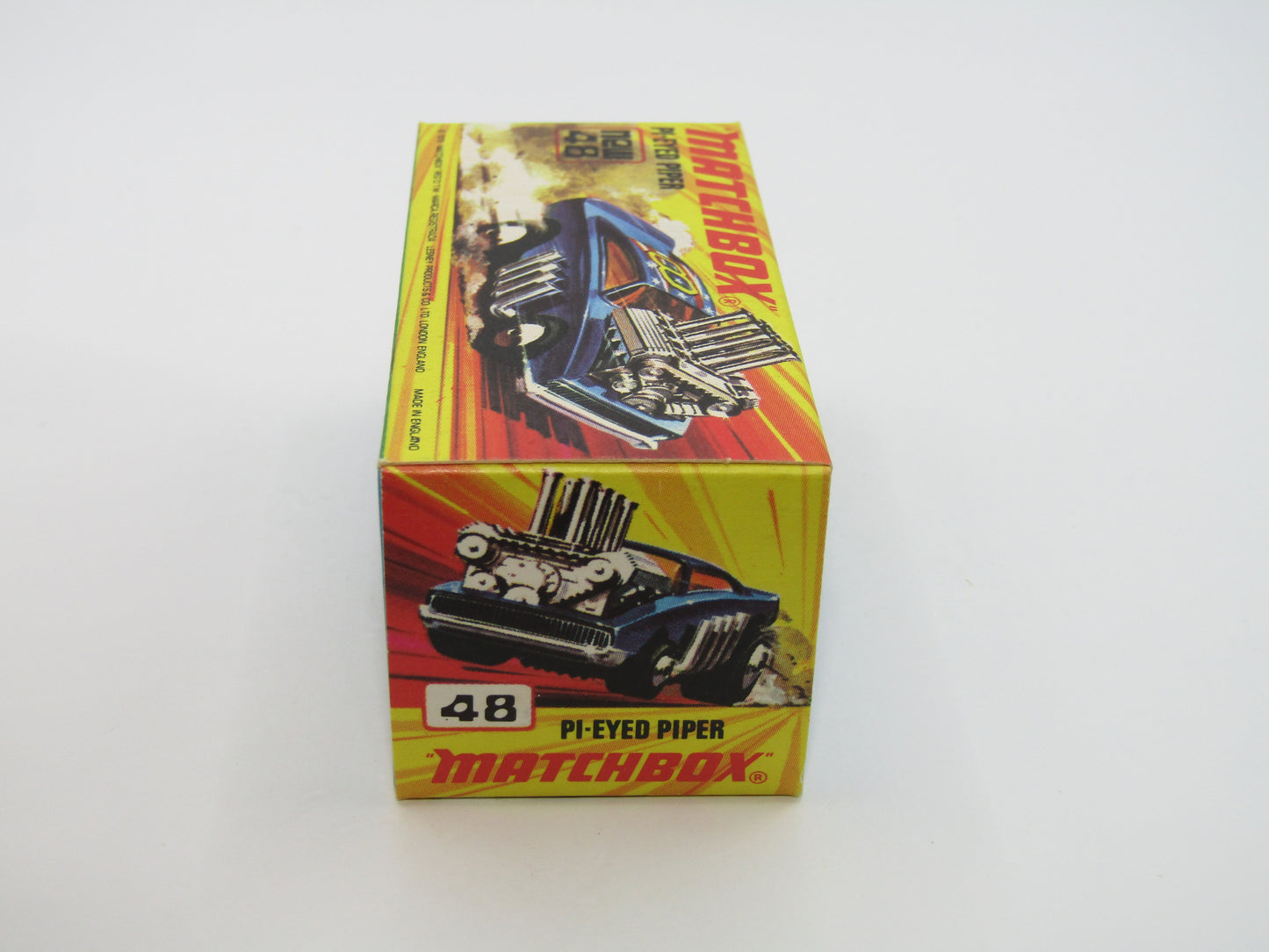 Matchbox Superfast 48B Pi-Eyed Piper Glossy Metallic Blue