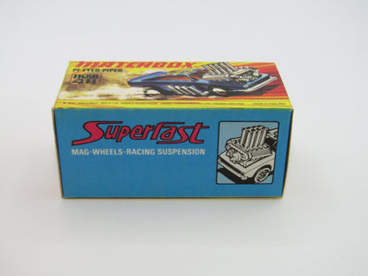 Matchbox Superfast 48B Pi-Eyed Piper Glossy Metallic Blue