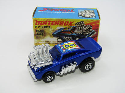 Matchbox Superfast 48B Pi-Eyed Piper BLUE Windows