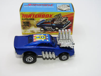 Matchbox Superfast 48B Pi-Eyed Piper BLUE Windows