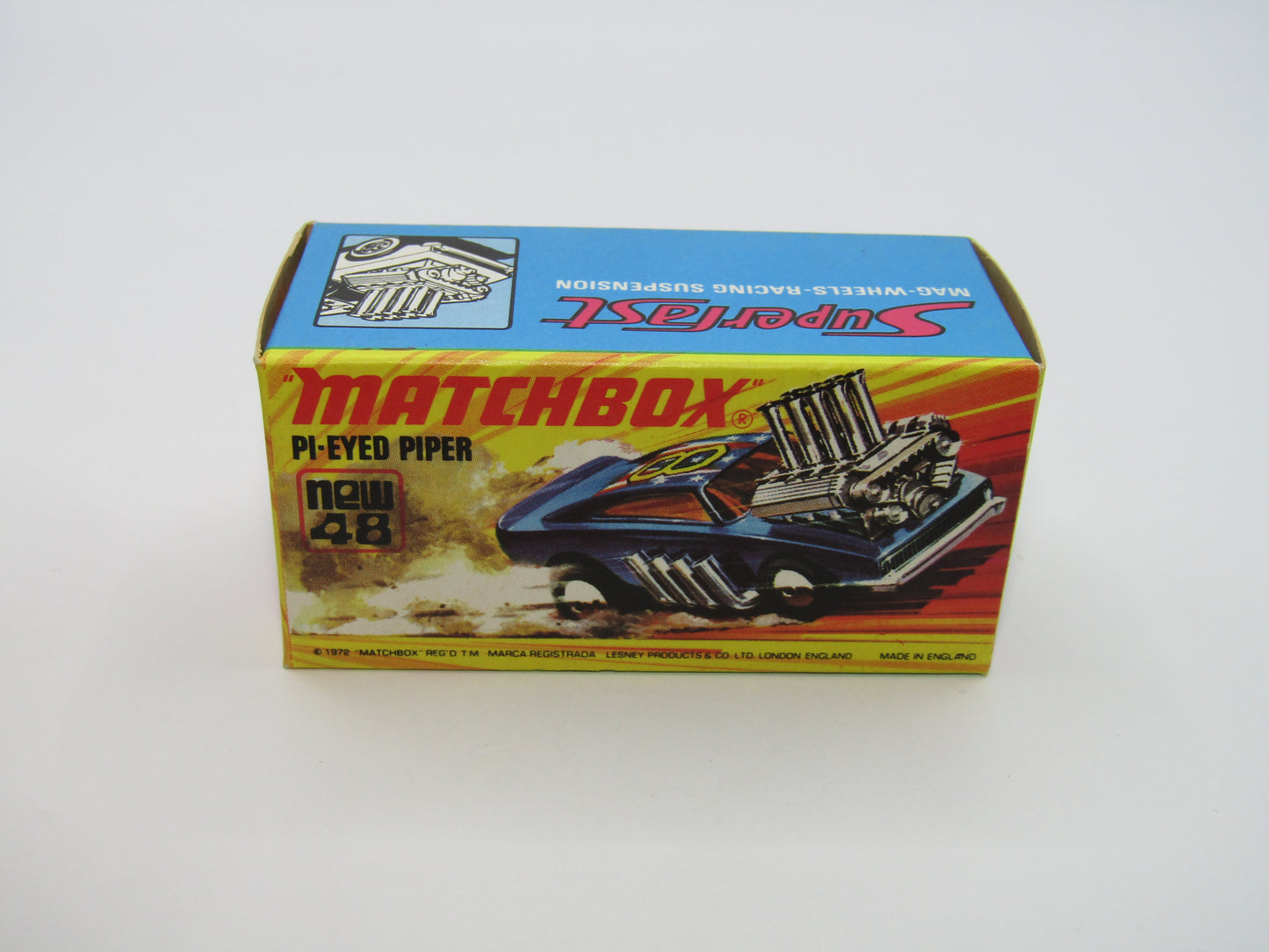 Matchbox Superfast 48B Pi-Eyed Piper BLUE Windows
