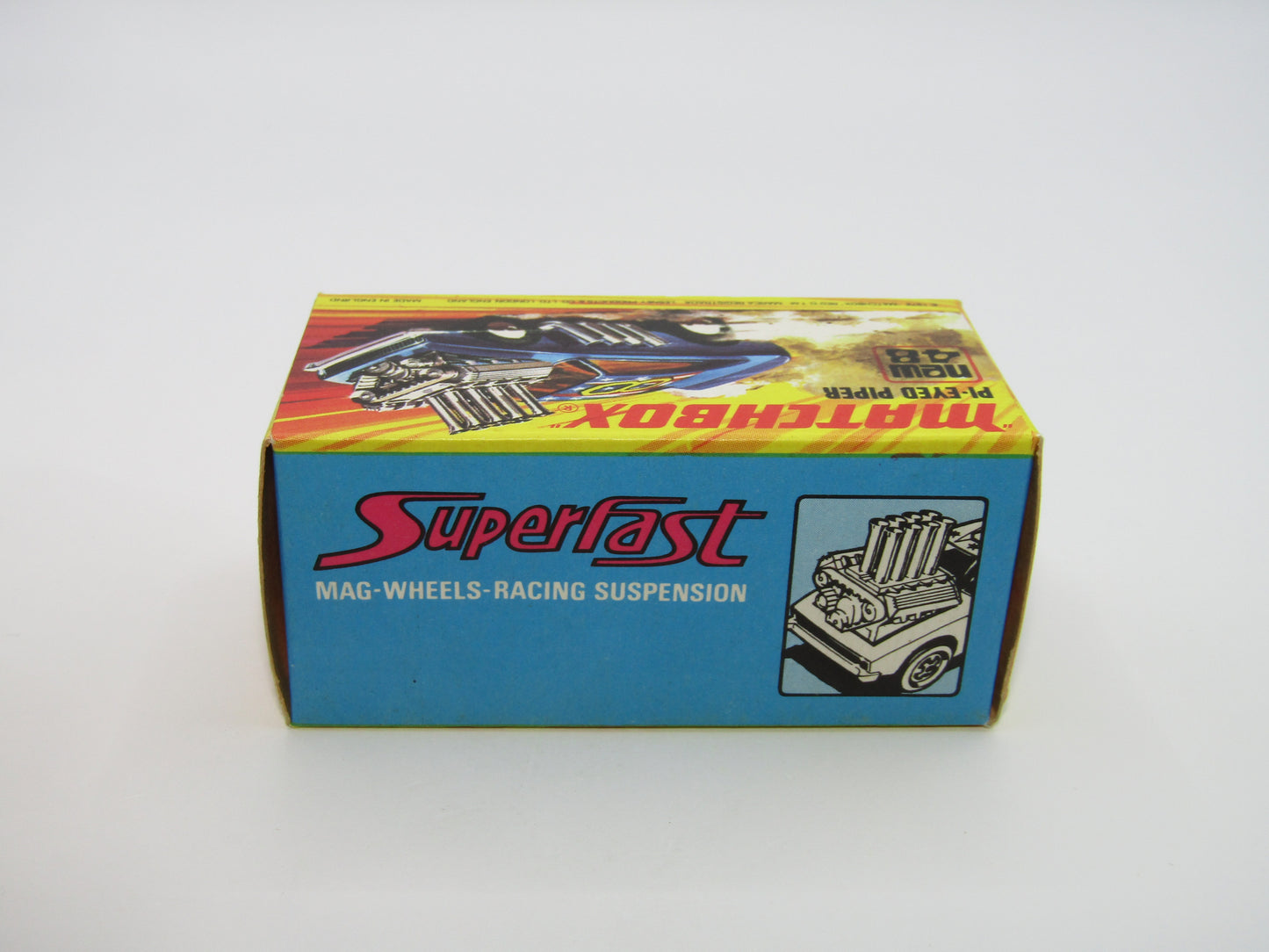 Matchbox Superfast 48B Pi-Eyed Piper BLUE Windows