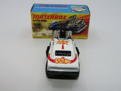 Matchbox Superfast RN Issue White Lightening POW Tampo