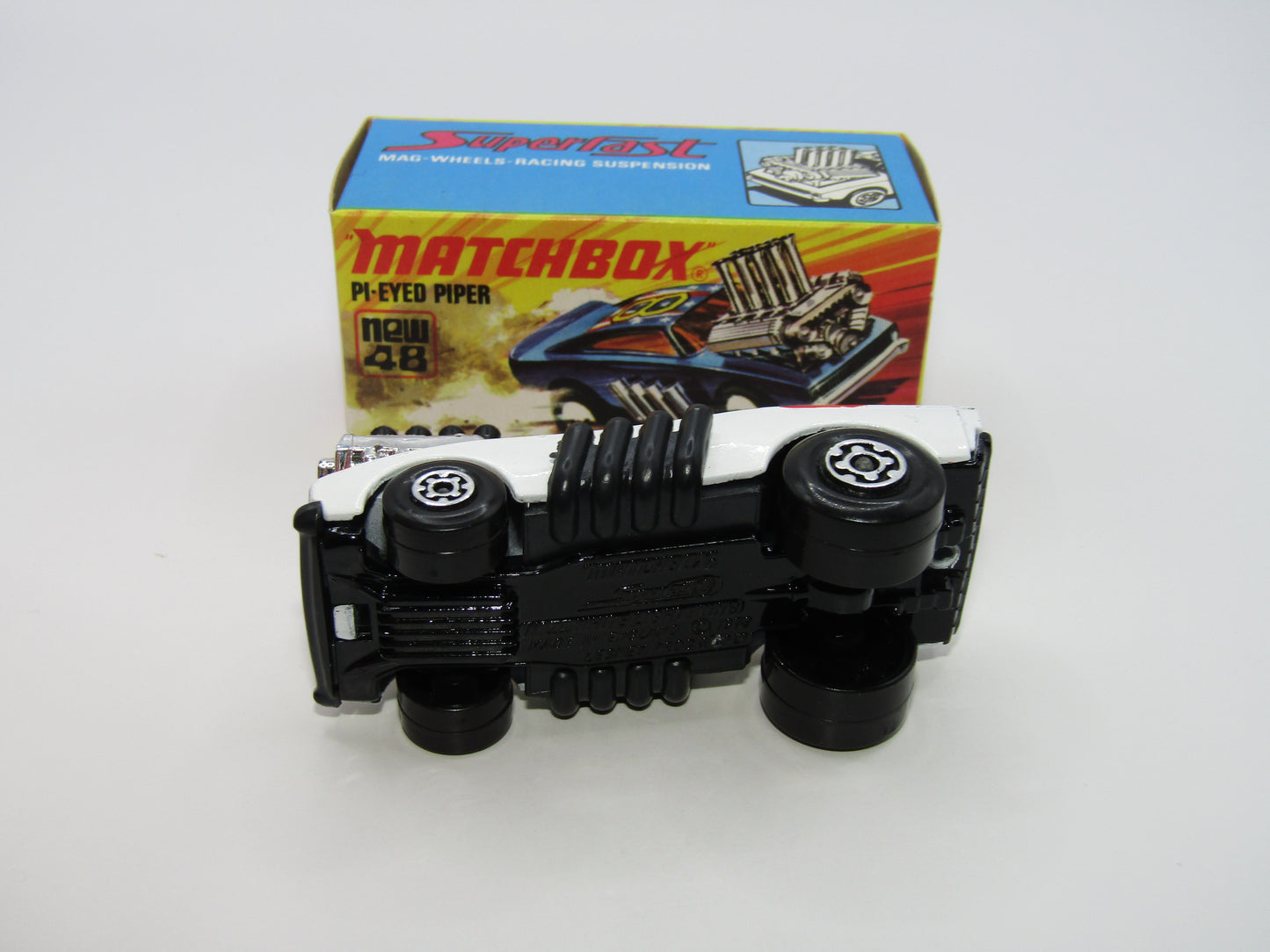 Matchbox Superfast RN Issue White Lightening POW Tampo
