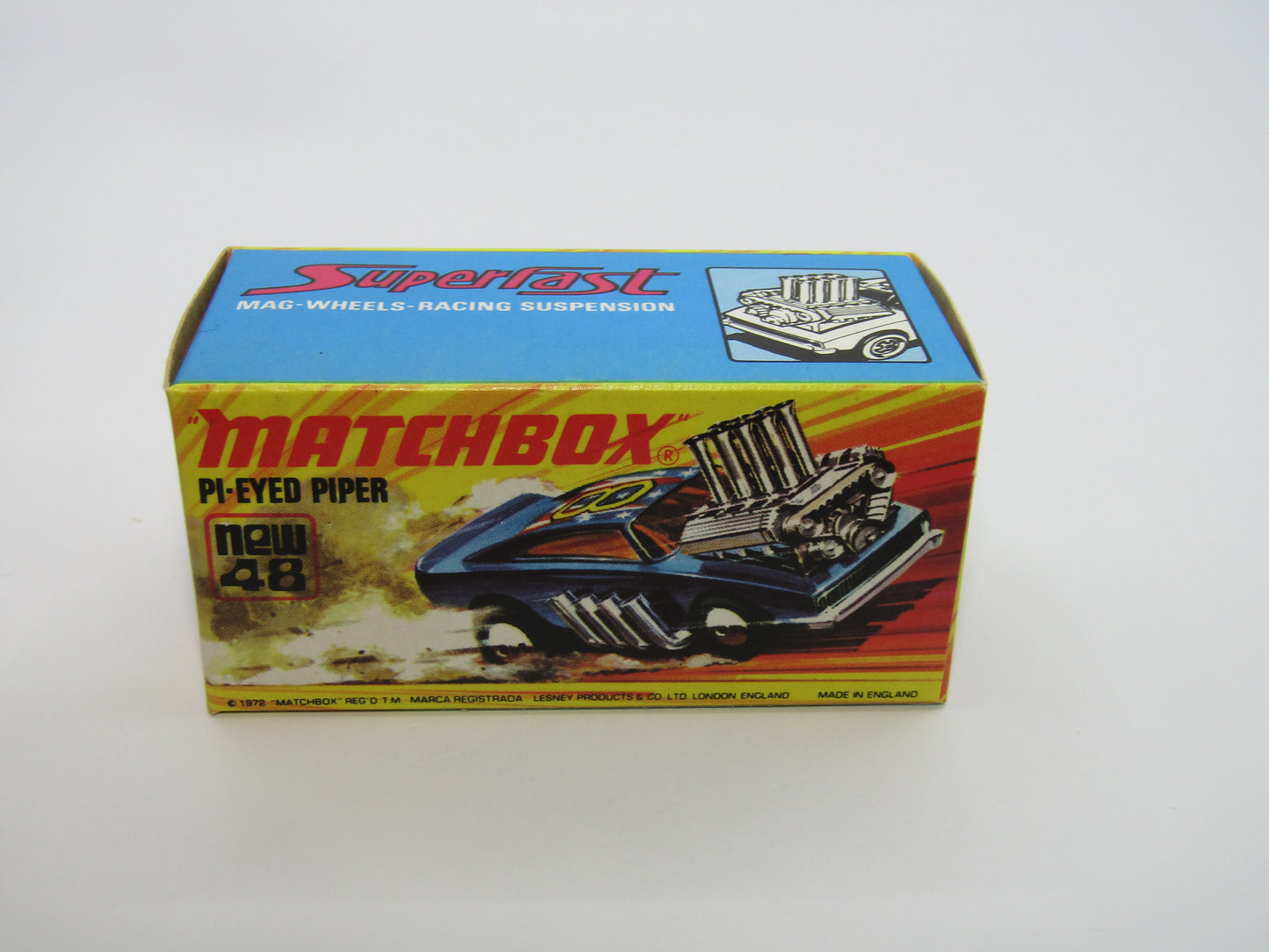 Matchbox Superfast RN Issue White Lightening POW Tampo
