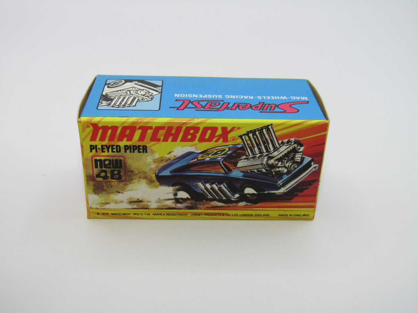 Matchbox Superfast RN Issue White Lightening POW Tampo
