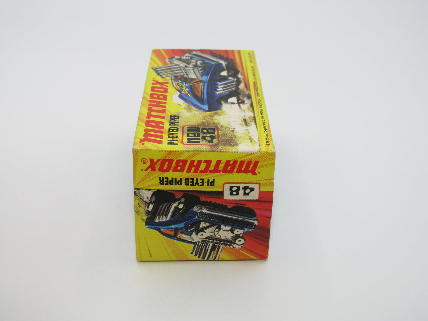 Matchbox Superfast 48B Pi-Eyed Piper MATT Metallic DARK BLUE