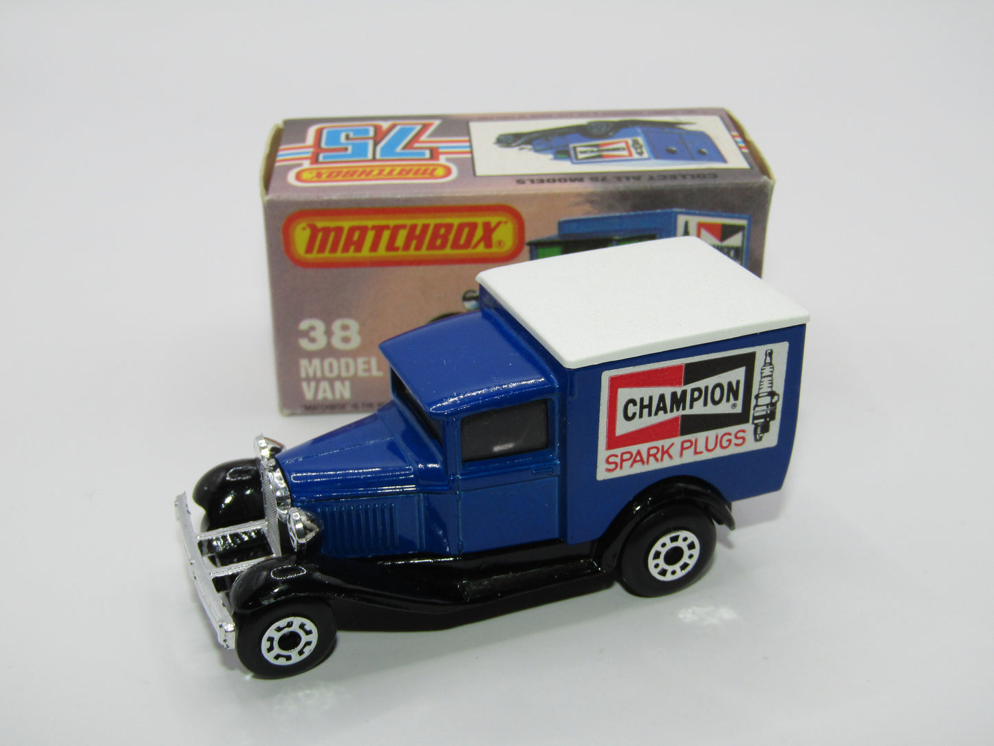 Matchbox Superfast 38E Model A Van CLEAR Windows