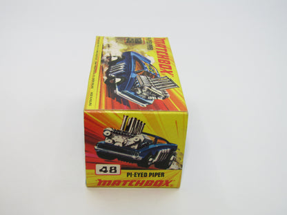 Matchbox Superfast 48B Pi-Eyed Piper MATT Metallic DARK BLUE