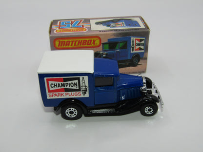 Matchbox Superfast 38E Model A Van CLEAR Windows