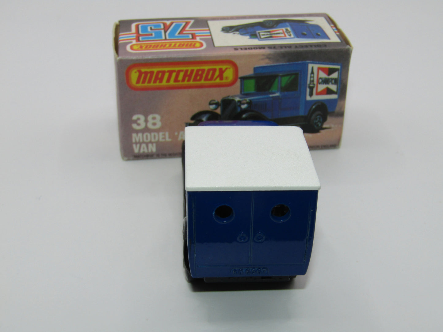 Matchbox Superfast 38E Model A Van CLEAR Windows