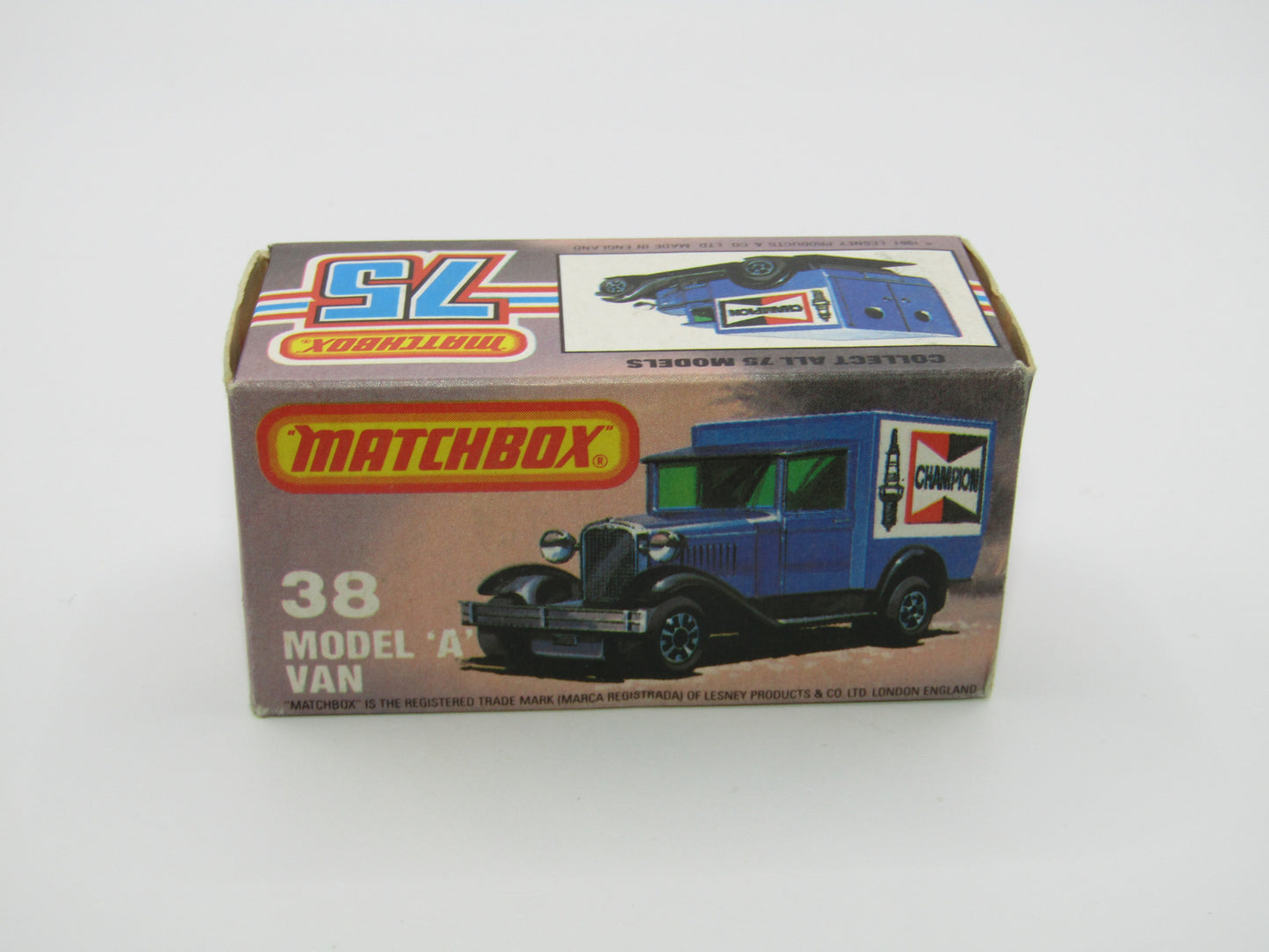 Matchbox Superfast 38E Model A Van CLEAR Windows