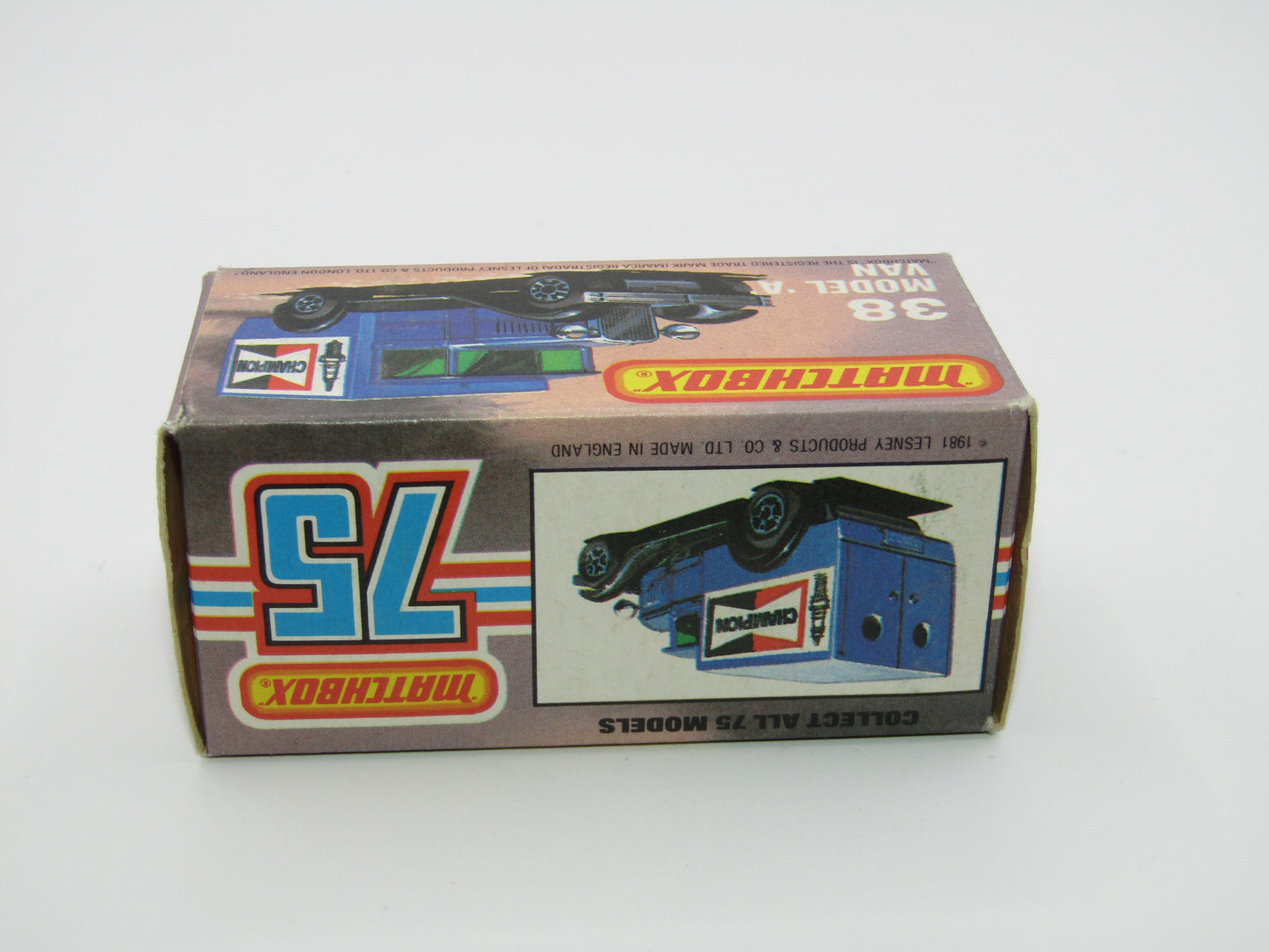 Matchbox Superfast 38E Model A Van CLEAR Windows