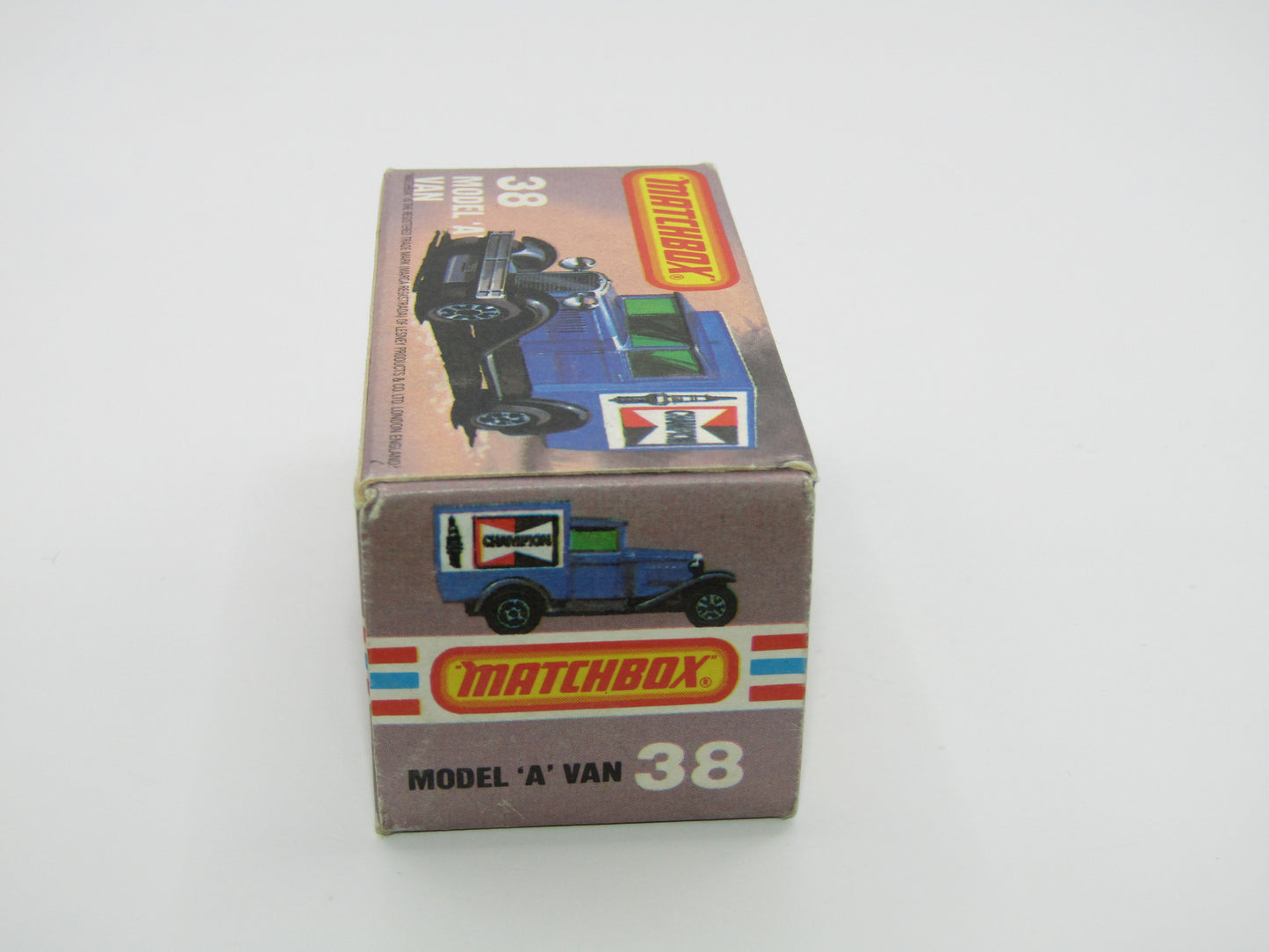 Matchbox Superfast 38E Model A Van CLEAR Windows