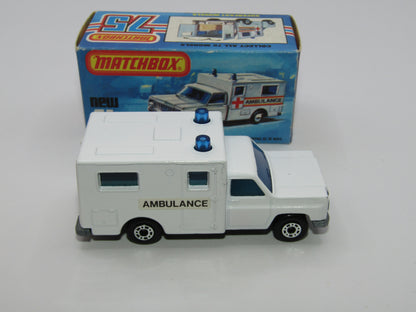 Matchbox Superfast No 41C Ambulance SMALL Ambulance Labels TO FRONT