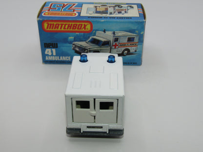 Matchbox Superfast No 41C Ambulance SMALL Ambulance Labels TO FRONT