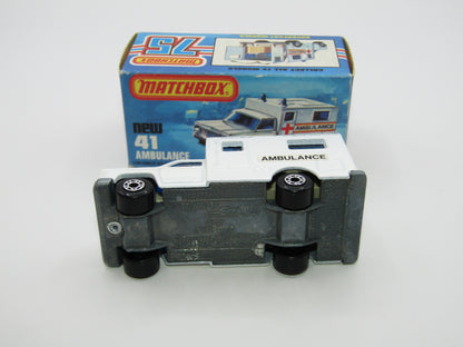 Matchbox Superfast No 41C Ambulance SMALL Ambulance Labels TO FRONT